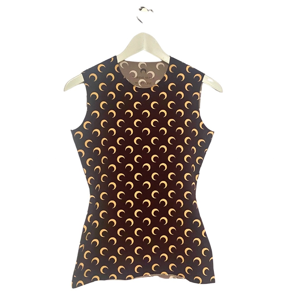 Marine Serre - Brown Moon Tank Top